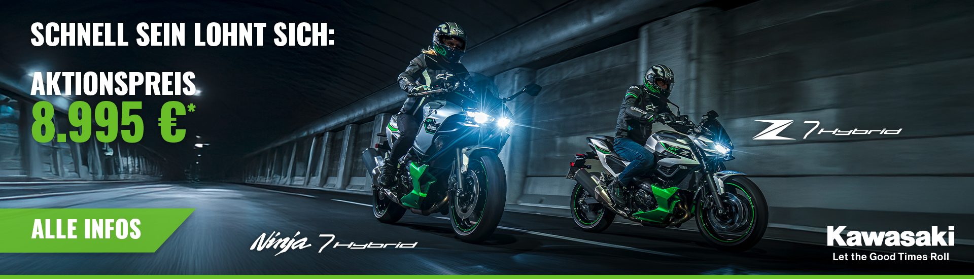 Kawasaki Hybrid-Aktion Deutschland 23.1.25